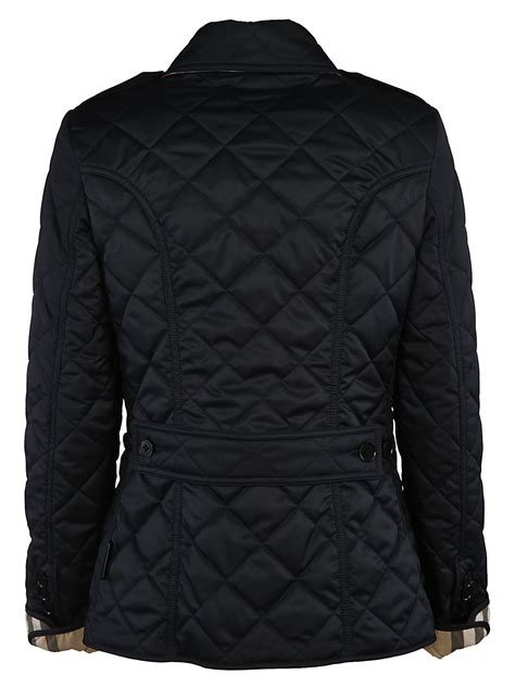 quilted jacket burberry|burberry diamond quilted jacket women's.